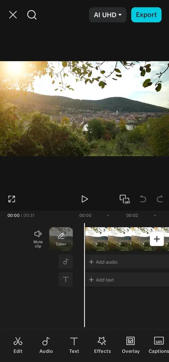CapCut iOS easy-to-use editing tools