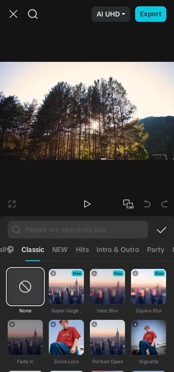 CapCut iOS quality effects and filters