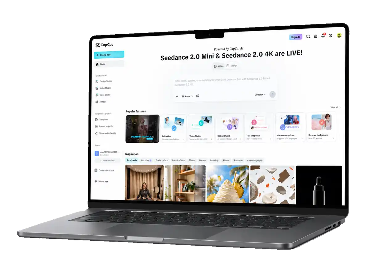 CapCut for PC desktop interface